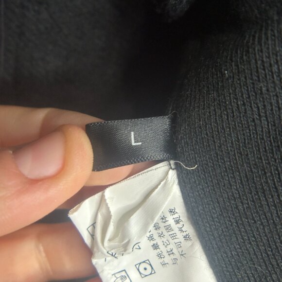 EUC JNBY Black Zip Up Hoodie Size Large (100% Cotton) - Picture 12 of 16